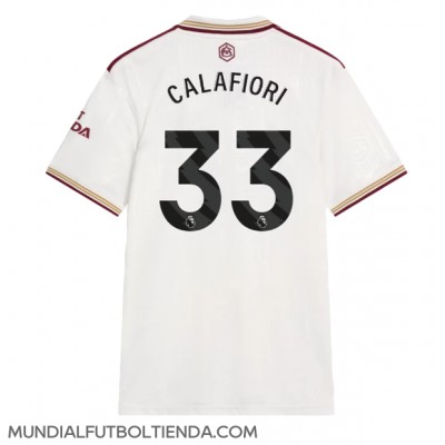 Camiseta Arsenal Riccardo Calafiori #33 Tercera Equipación Replica 2025-26 mangas cortas Camiseta Arsenal Riccardo Calafiori #33 Tercera Equipación Replica 2025-26 mangas cortas